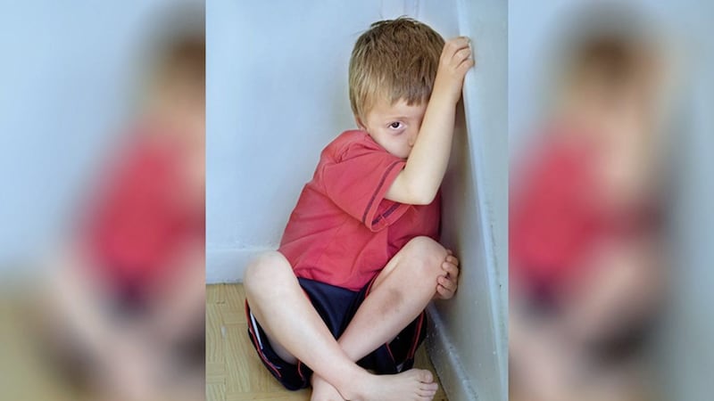 The NSPCC has expressed concern about rising numbers of sex crimes against children (posed picture) 