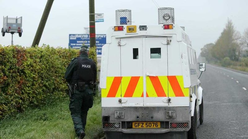 Police search the Carryduff area following reports of suspicious activity. Pictures by Mal McCann