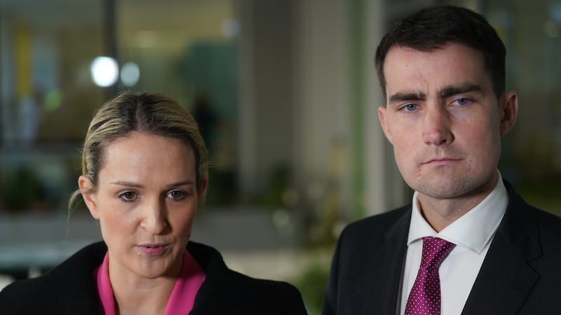 Helen McEntee and Jack Chambers called on drivers to show more caution over the Christmas period (Brian Lawless/PA)