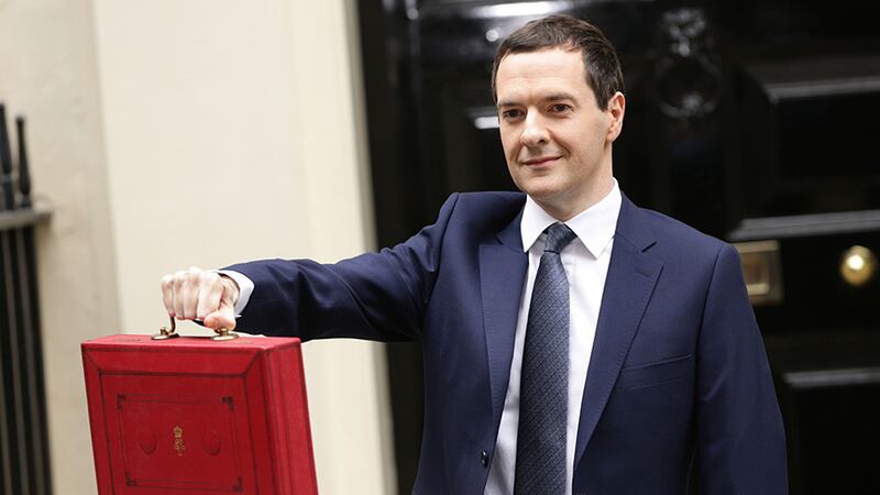 On the case: George Osborne heads to the House of Commons this morning as he prepares to deliver his budget speech
