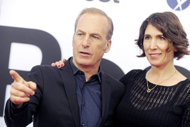 Bob Odenkirk with his wife, Naomi. The couple have been married for 23 years and have two children. 