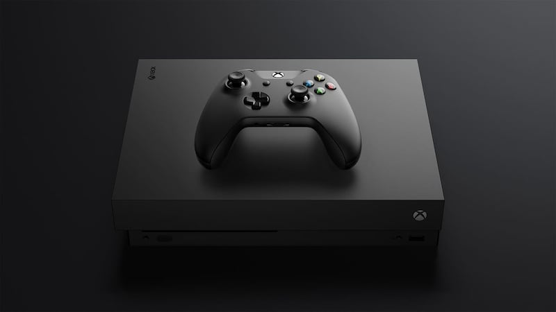 Xbox One X games console