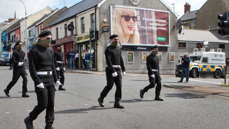 The funeral procession of Peggy O&#39;Hara in Derry in July. Picture by Margaret McLaughlin 