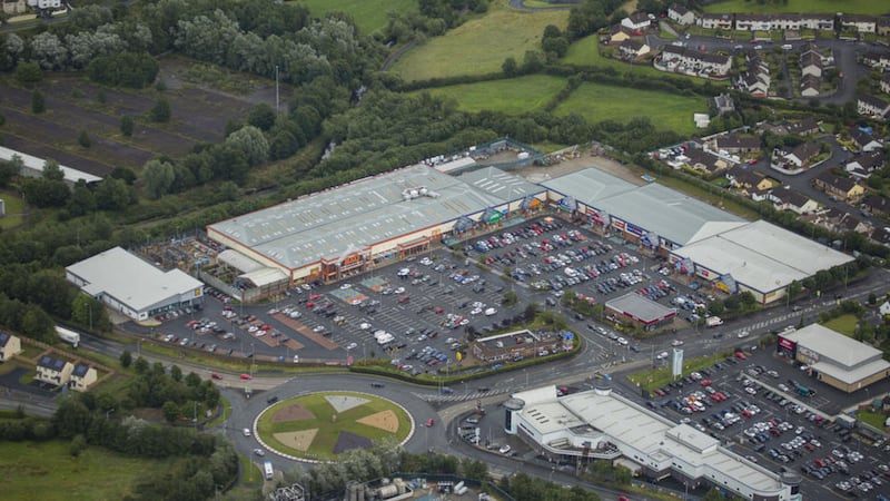 Damolly retail park in Newry, which sold recently for more than &pound;30 million 
