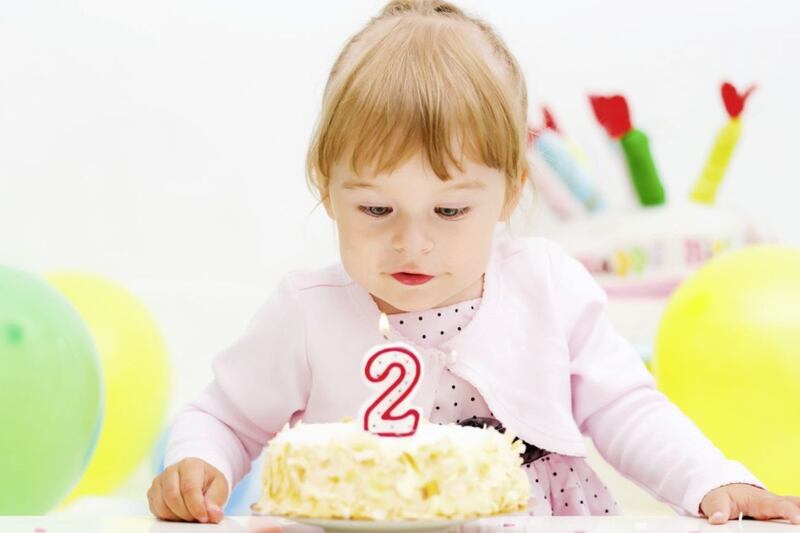 A second birthday means you can stop counting your child's age in months...