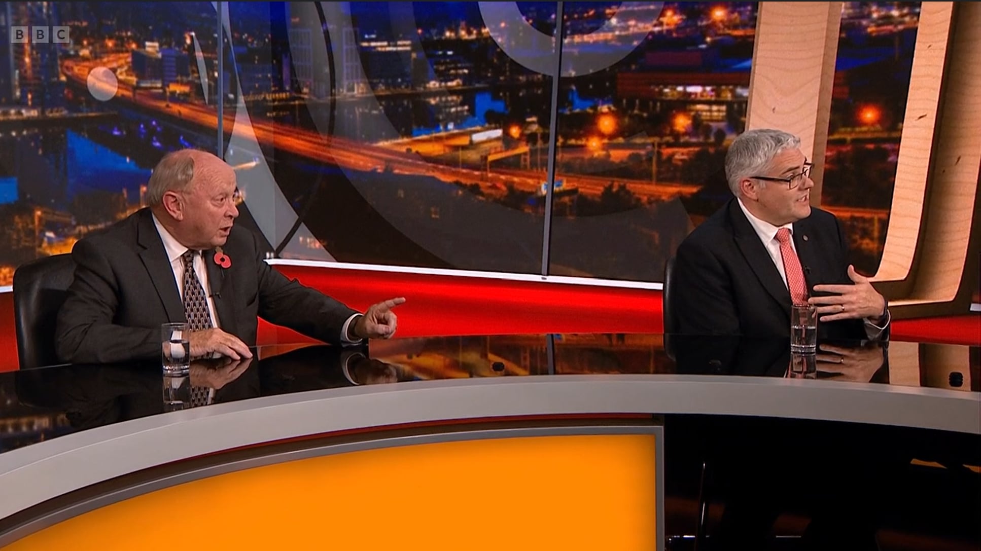 Gavin Robinson and Jim Allister clash on BBC's The View programme