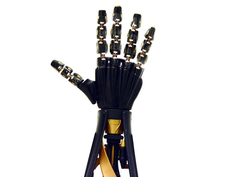 Scientists have created electronic artificial skin for robotic limbs.