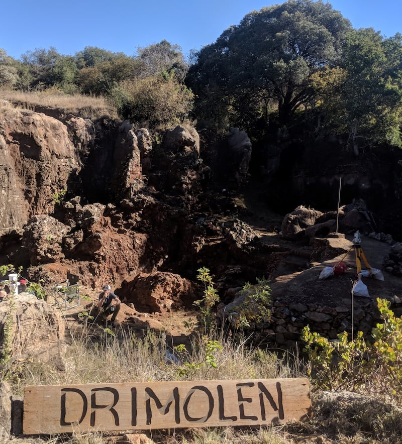 The Drimolen fossil site in the Cradle of Humankind, near Johannesburg
