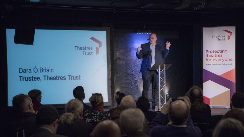 O Briain was speaking at a talk hosted by the Theatres Trust.