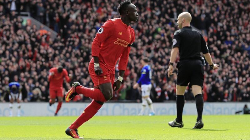 Liverpool forward Sadio Mane has been ruled out for the rest of the season due to a knee injury 