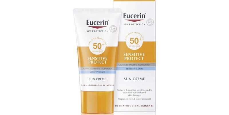 Eucerin Sun Sensitive Protect Face Sun Cream for Sensitive Skin SPF 50+, &pound;16, available from Eucerin 