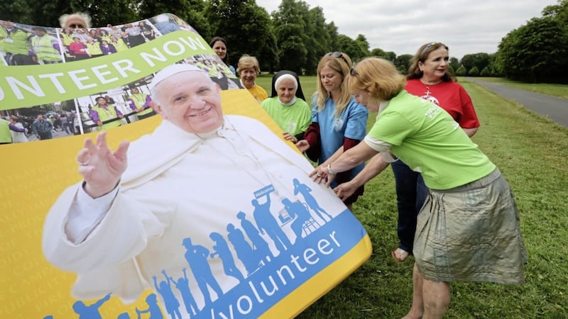 When he comes to World Meeting of Families in Dublin in August, Pope Francis will visit an Ireland very different from that which Pope John Paul II left in 1979. Picture by Niall Carson/PA Wire 