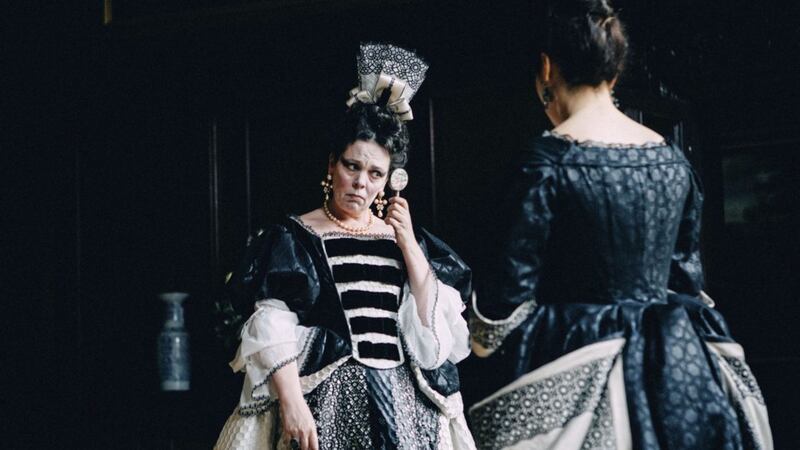 Olivia Colman as Queen Anne in The Favourite 