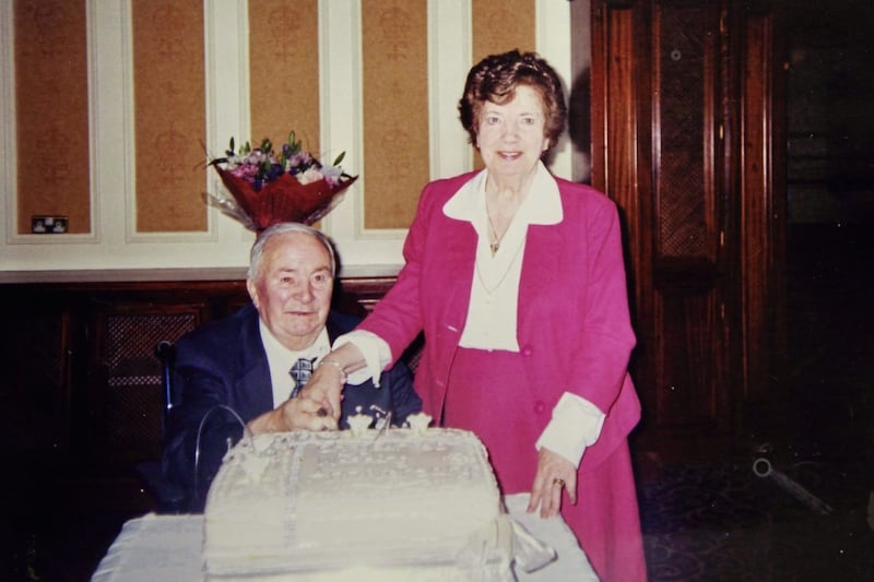 Vincent and Kathleen Small, Devin McShane&#39;s grandparents. Kathleen Small died at Newry Hospice nine years ago. 