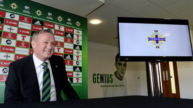 Michael O&#39;Neill was happy to officially sign up until 2024 as Northern Ireland football manager. 