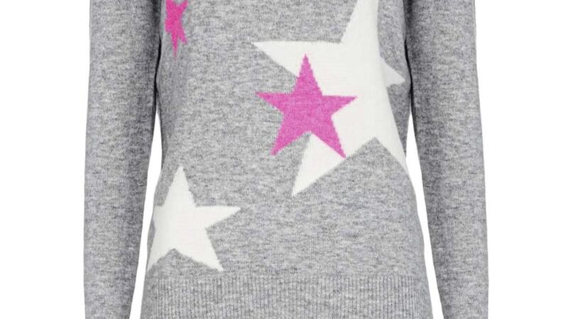 Wallis Grey Star Print Jumper, &pound;36, available from Wallis 