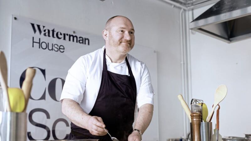Chef Niall McKenna at his new Waterman House Cookery School 