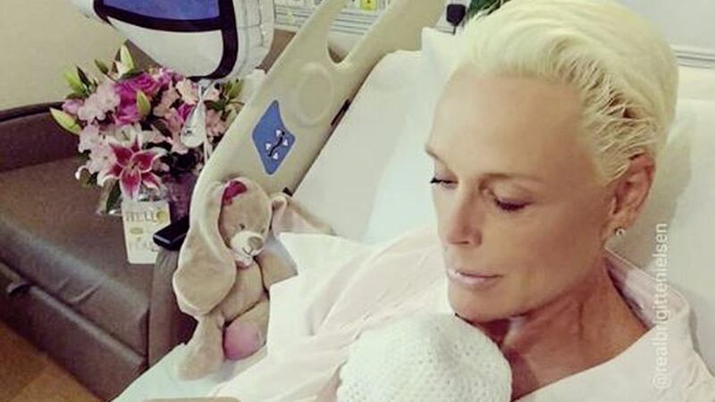 Danish actress Brigitte Nielson has spoken out against those who criticised her for having a baby at the age of 54. Photo: Brigitte Nielson Instagram 