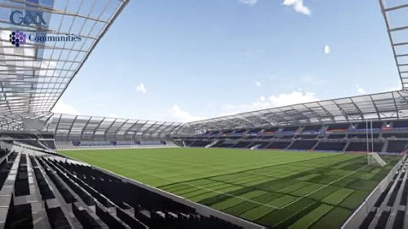 The artist&#39;s impression showed panoramic views of the stadium bowl, as well as the proposed sporting and community facilities 