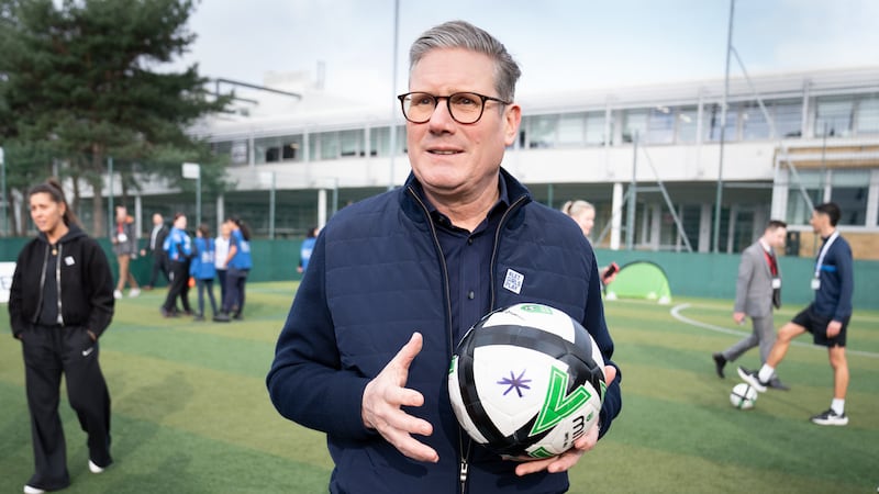 Football fan Sir Keir Starmer said too many children do not have the chance to take part in team sports