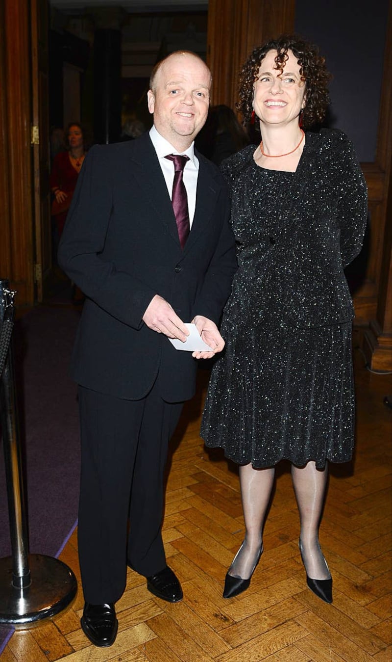 Toby Jones and his wife Karen
