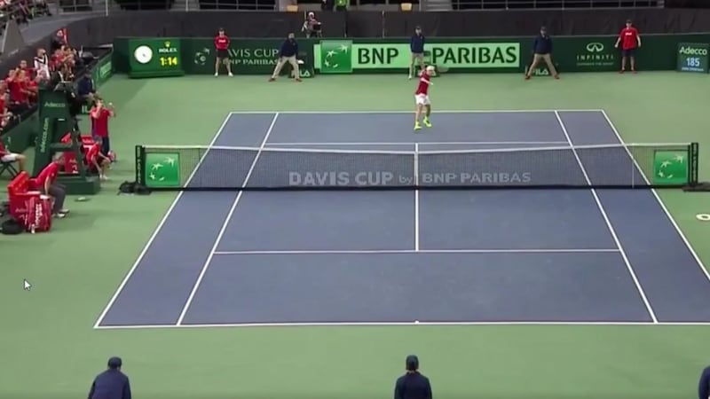Great Britain won their Davis Cup tie in the worst way after Denis Shapovalov smashed a ball into the umpire's face