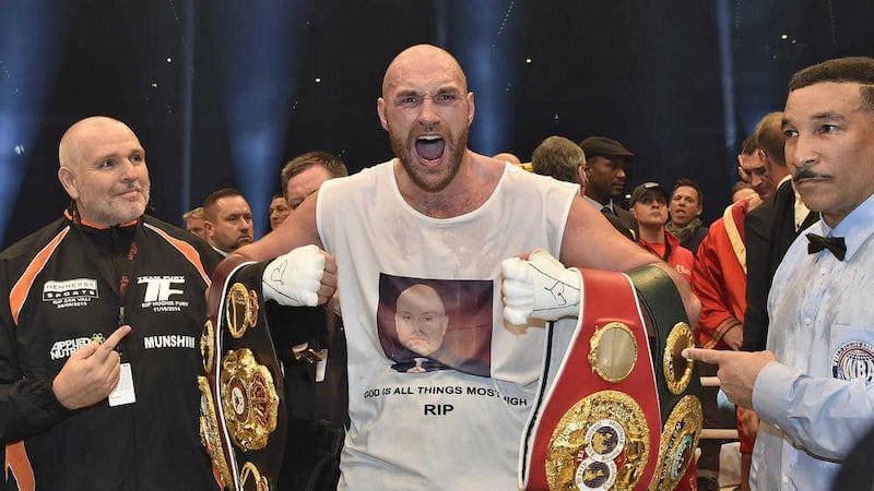 Tyson Fury is fourth favourite to win SPOTY. Photo by AP 