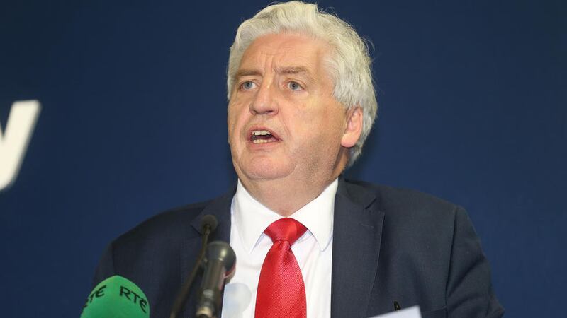 UNDER PRESSURE: Alasdair McDonnell at The King&#39;s Hall in Belfast last week. Inset, former SDLP leader Mark Durkan 