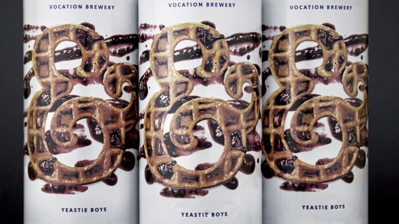 Vocation and Yeastie Boys&#39; Breakfast Club, a blueberry waffle breakfast stout 