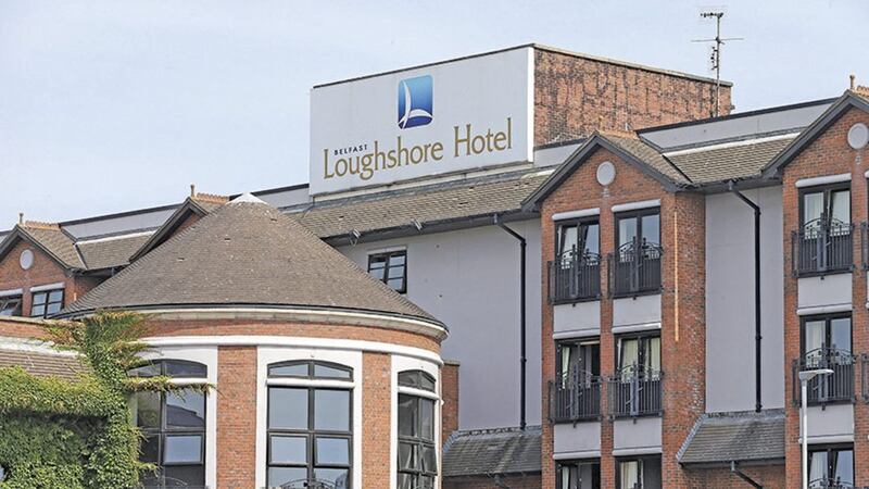 The Loughshore Hotel in Carrickfergus where a small group of asylum seekers are being housed. Picture by Mal McCann 