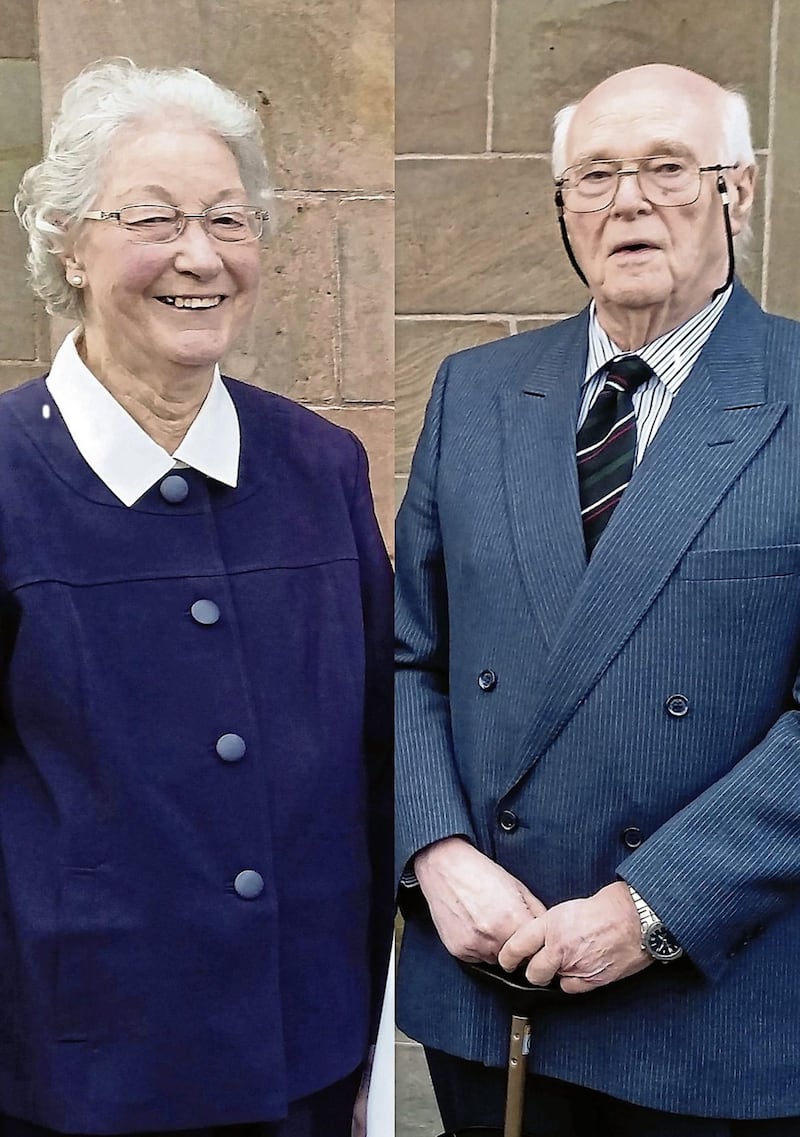 .Marjorie and Michael Cawdery who were stabbed to death at his home. 
