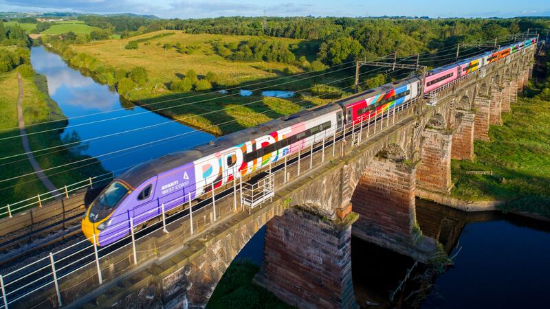 The train will carry what’s thought to be the biggest Pride flag in the UK across its carriages.