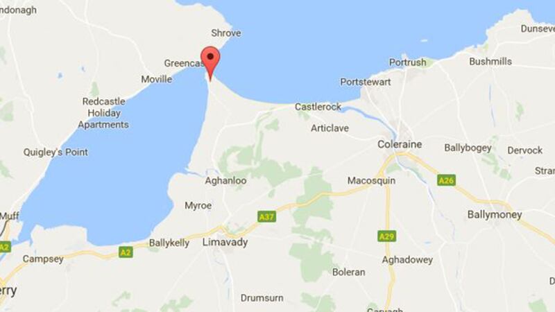 The man's body was found at Magilligan Point in Co Derry this morning. Picture from Google Maps