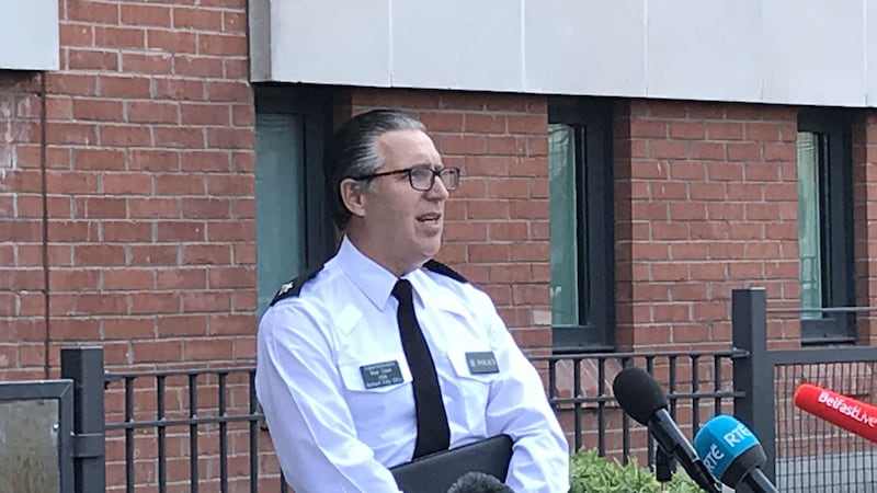 Superintendent Muir Clark gives an update on the search for missing teenager Noah Donohoe <br />&nbsp;