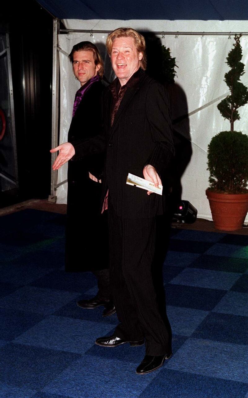 Daryl Hall attending the 1998 Brit awards in London