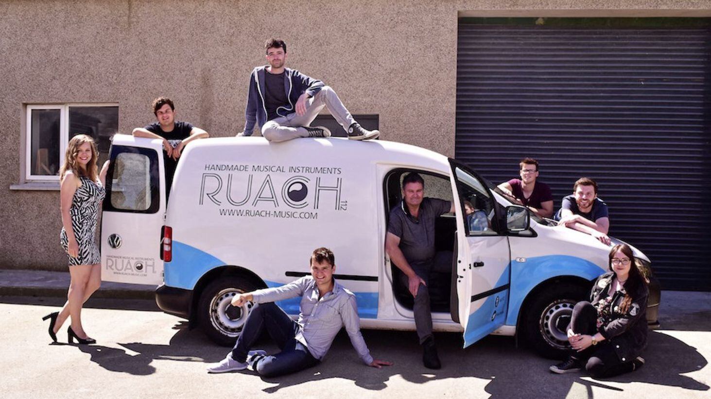 Stephen Henderson and the team from Ruach Music, a finalist in the Citi Microentrepreneurship Award for Social Enterprise