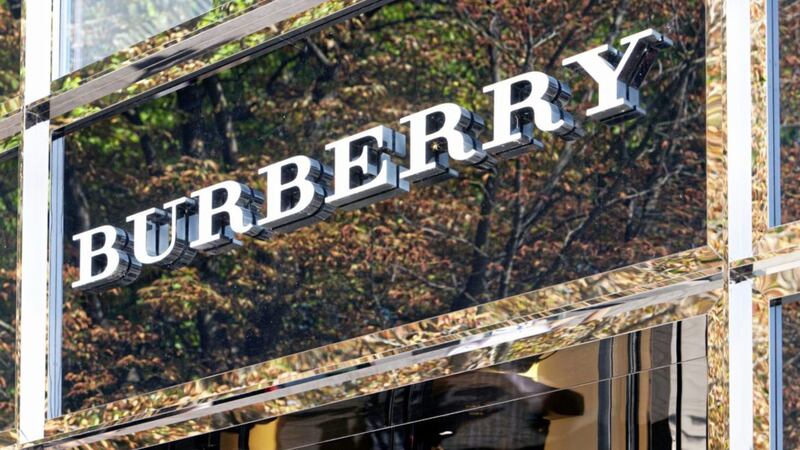 British luxury fashion house Burberry said group sales rose by a weaker-than-expected 2 per cent and fell in the UK over the festive quarter 