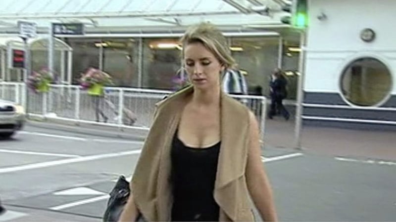 Michaella McCollum arrives at Dublin Airport in 2016 after being released from jail in Peru 