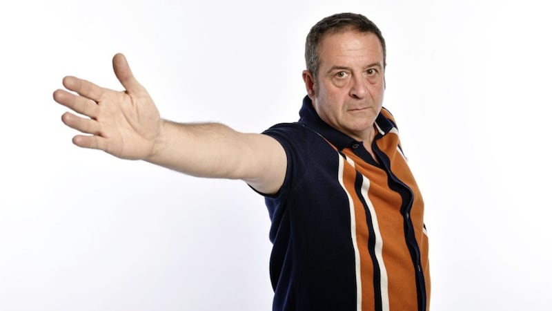 Mark Thomas brings his 50 Things About Us show to Belfast on Sunday. Picture by Steve Ullathorne 