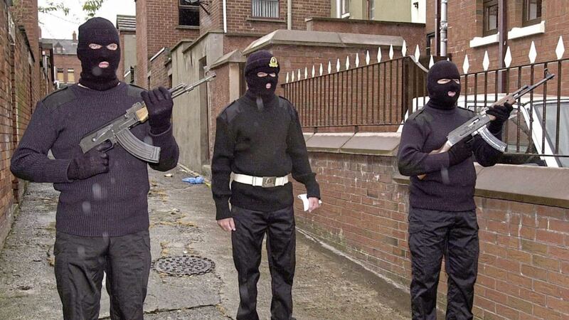 Armed member of the UVF 