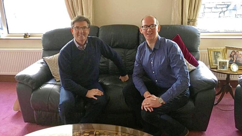 Daniel O&#39;Donnell invited chef Brian McDermott in for a cuppa before the launch of the Inishowen chef&#39;s cookery book 