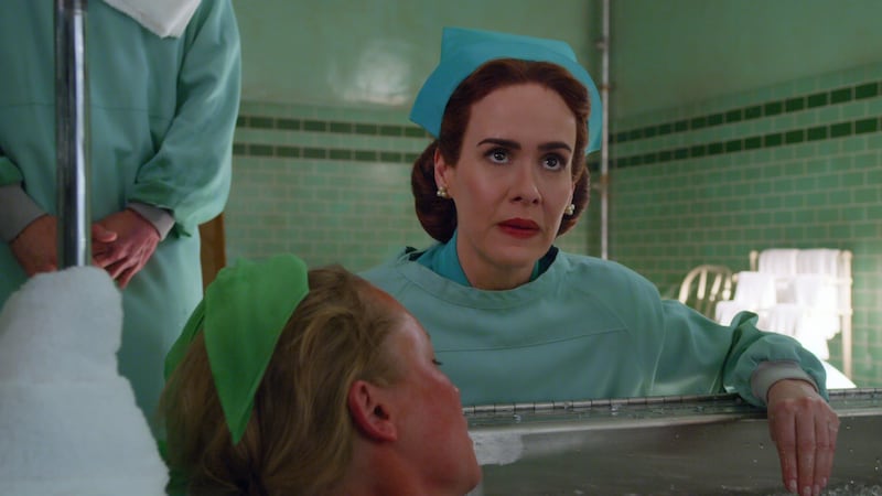Sarah Paulson stars as psychiatric nurse Mildred Ratched.