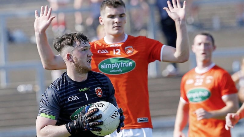 Shea Magill has tasted senior action with Armagh has helped bring an atmosphere of positivity to the U20 squad this season 