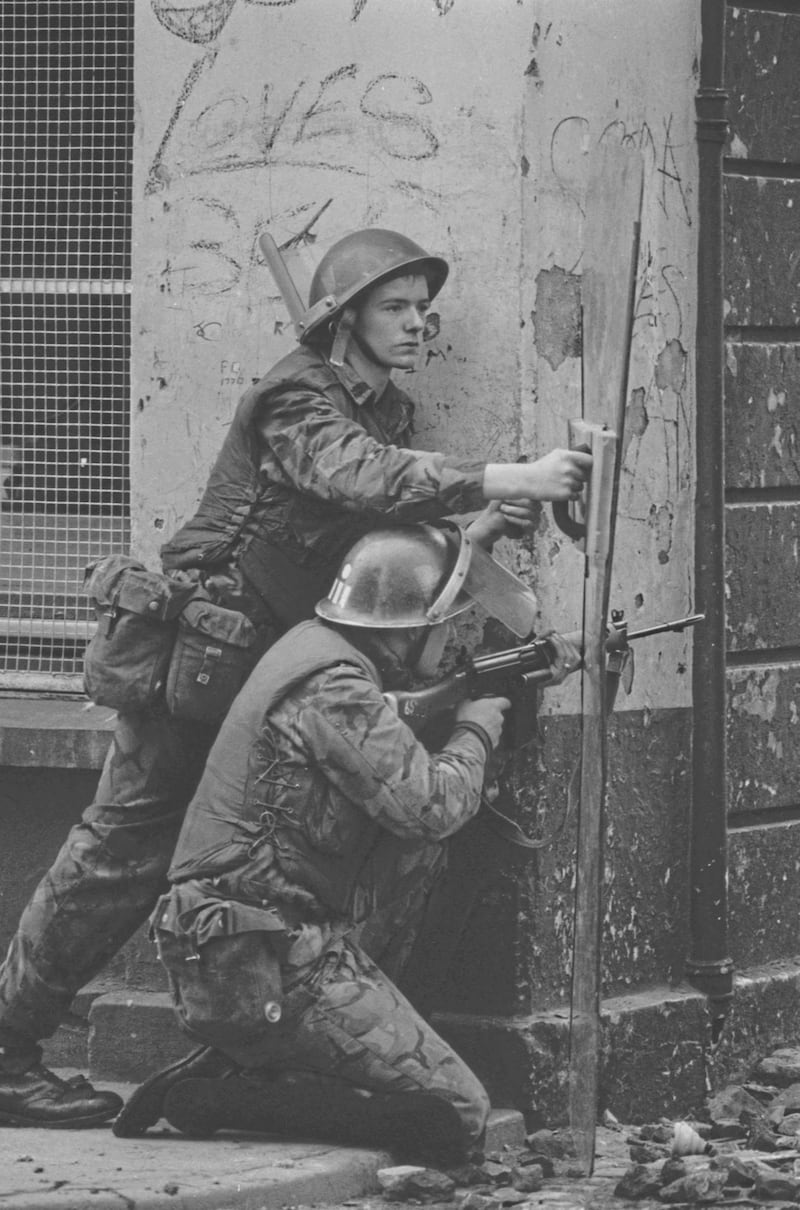Fighting in Derry in 1969.  