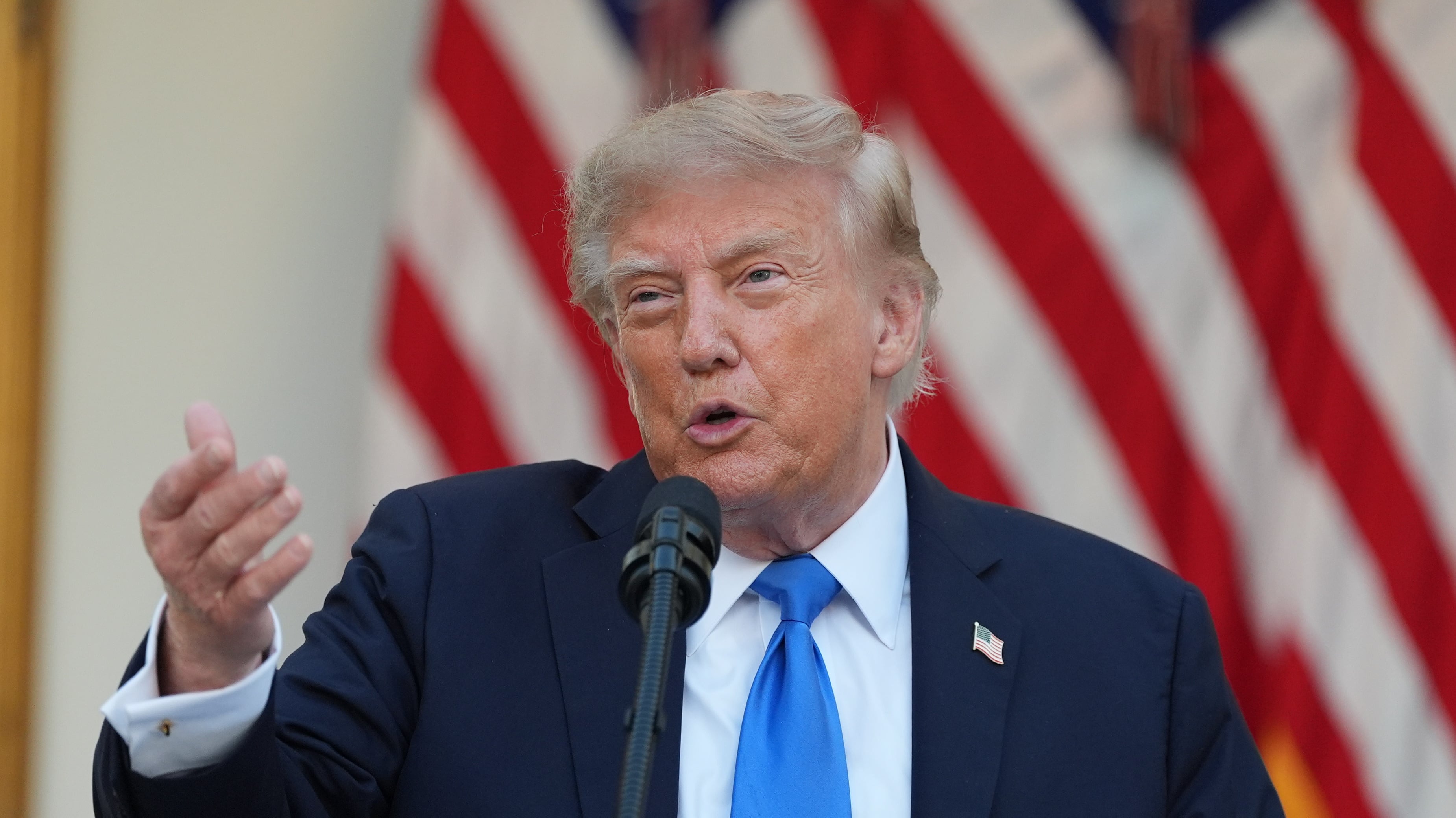 US President Donald Trump (Alex Brandon/AP)