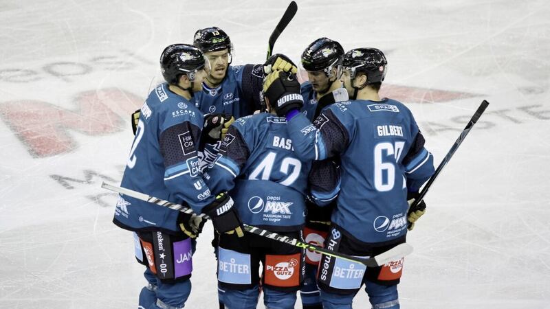 Belfast Giants completed their Challenge Cup group stage with a perfect record by doubling up the Glasgow Clan over the weekend Picture: Darren Kidd 