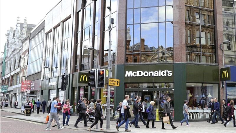 McDonald&#39;s in Belfast city centre topped the list. Picture by Hugh Russell 