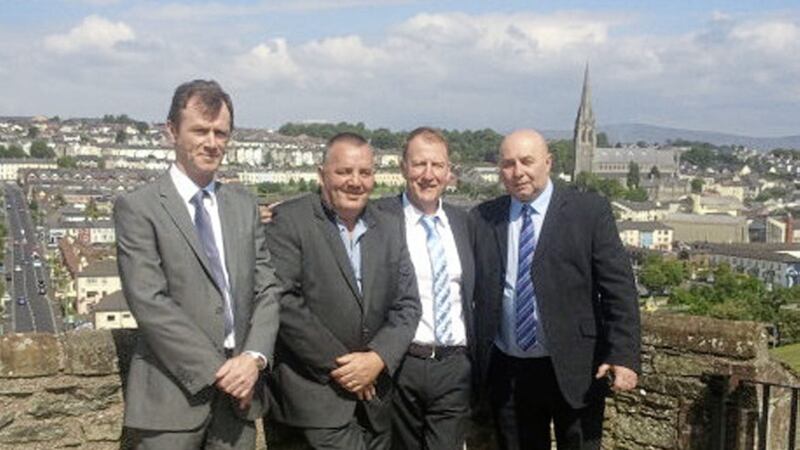 The &#39;Derry Four&#39;: Gerry McGowan, Stephen Kelly, Michael Toner and Stephen Crumlish 