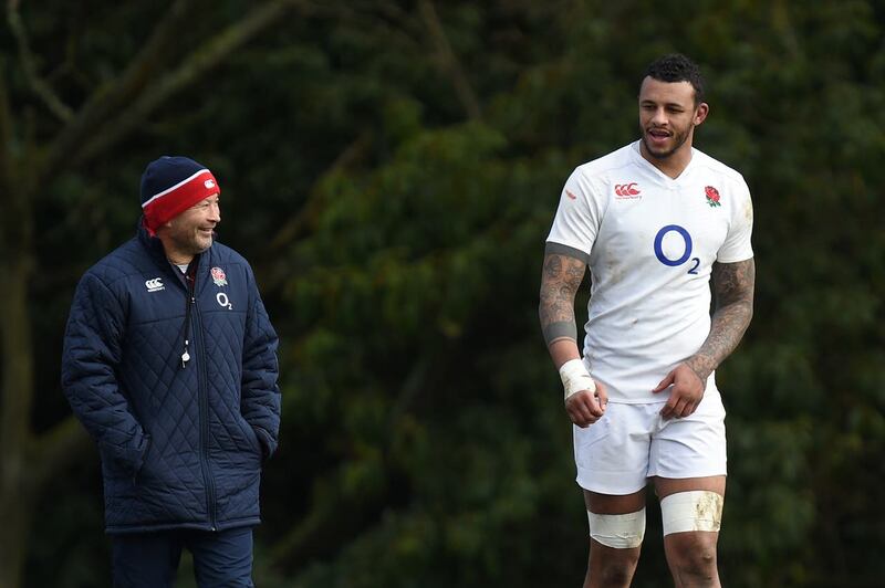 Courtney Lawes (right) credits Eddie Jones for taking his career to the next level 