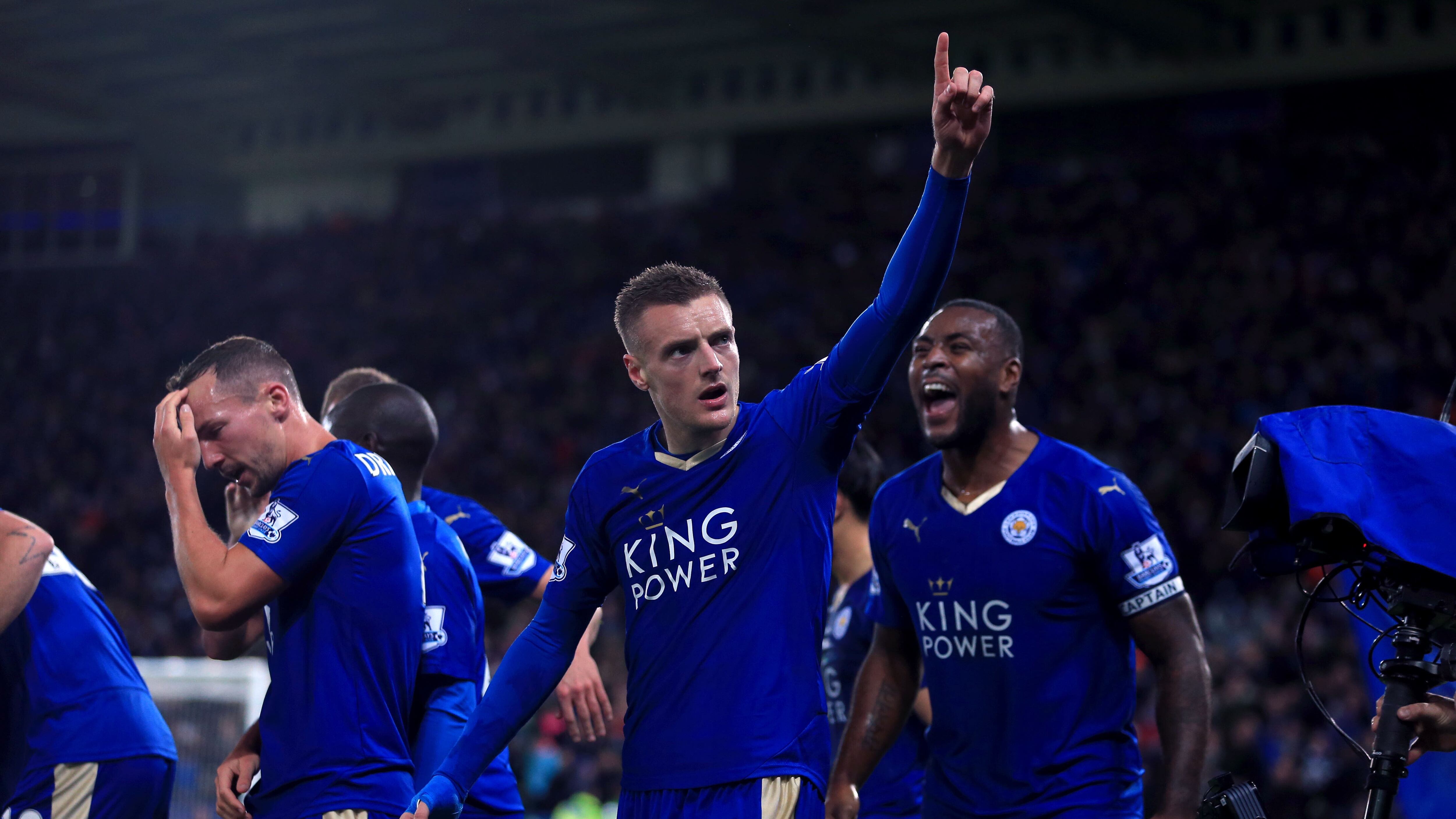 Jamie Vardy broke the goalscoring record on this day in 2015 (Mike Egerton/PA)